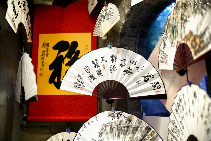 传统手工折扇图片大全