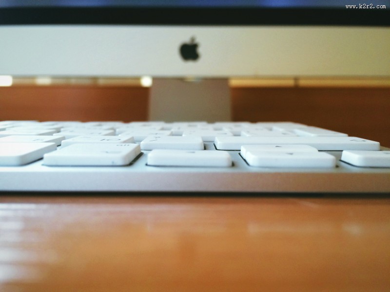 苹果台式电脑键盘局部图片