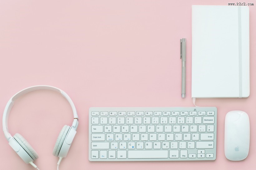 简洁的苹果键盘和鼠标图片