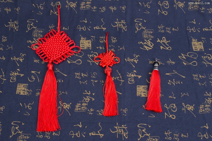 吉祥红色中国结图片