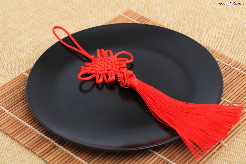 吉祥红色中国结图片