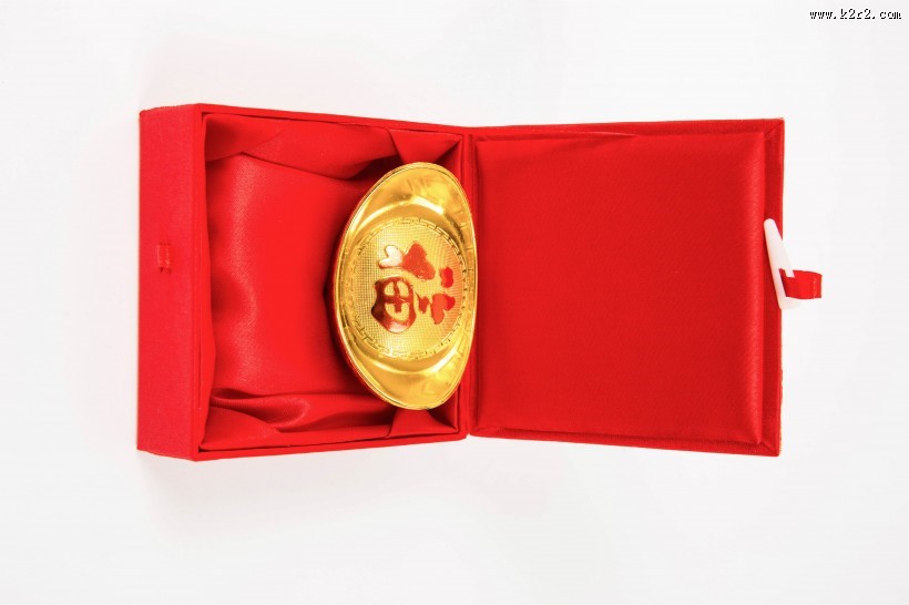 喜庆诱人的金元宝图片