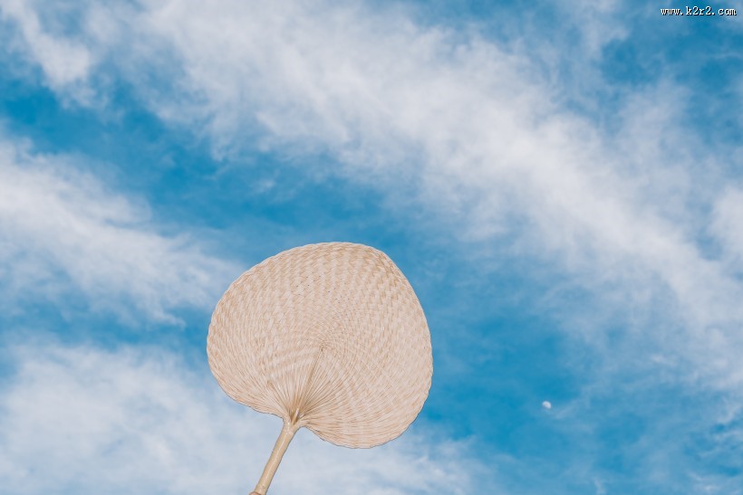 夏日传统蒲扇图片