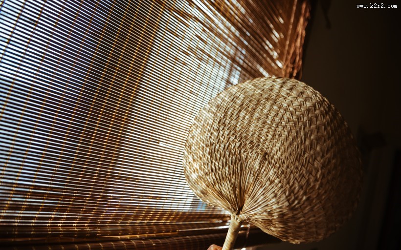 夏日传统蒲扇图片