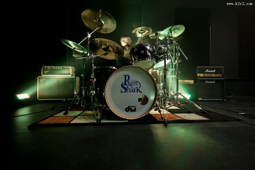 打击乐器架子鼓图片