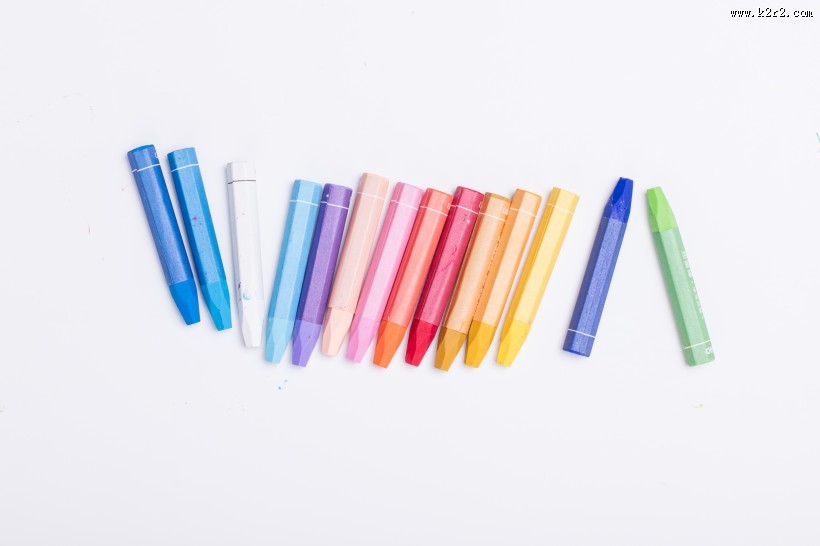 色彩缤纷的蜡笔图片