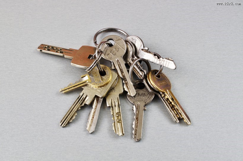 成串的钥匙图片