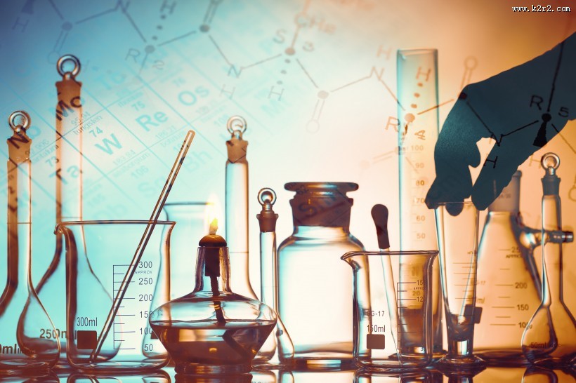 化验实验试管烧杯图片