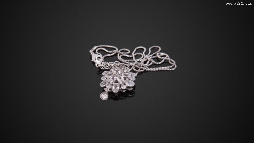 项链锁骨链首饰图片