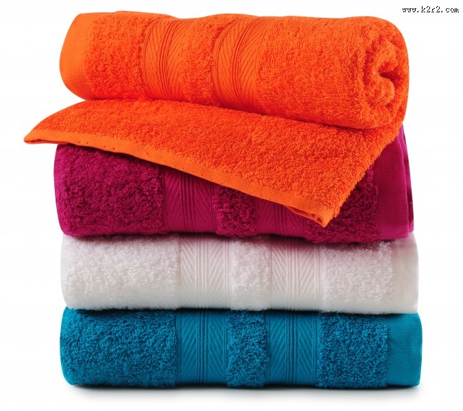 五颜六色的毛巾图片