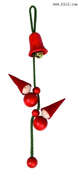圣诞树上的装饰挂件图片