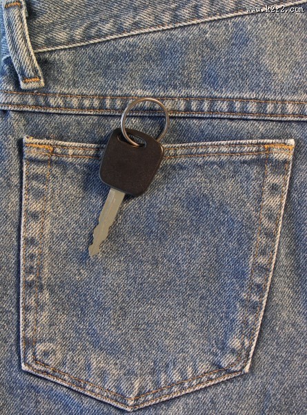 牛仔裤兜特写图片大全