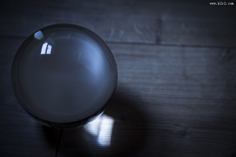 透明水晶球图片