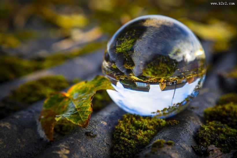 透明水晶球图片