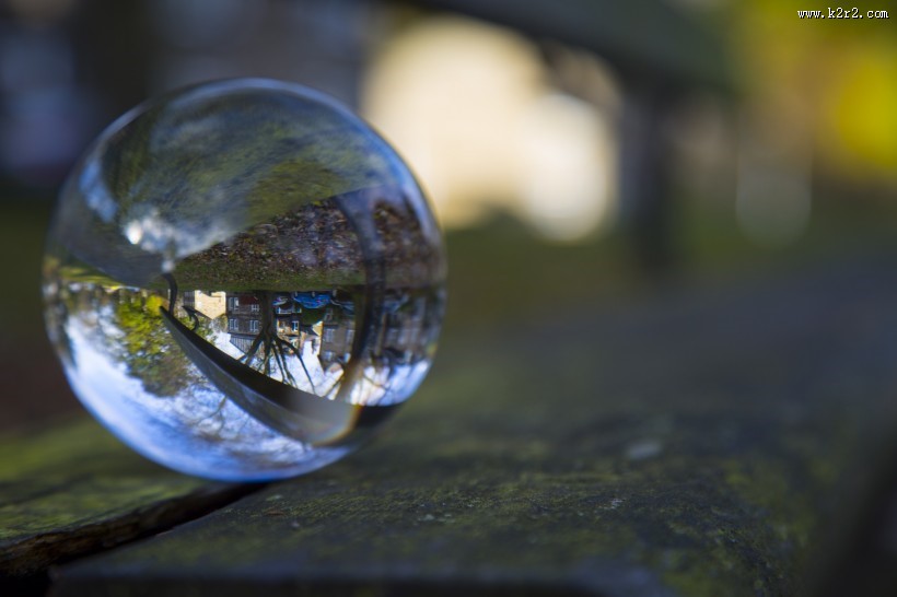 透明水晶球图片