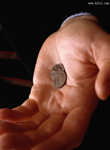 摆拍中的钱币图片