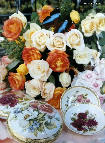 少女系列之餐具摆设图片大全