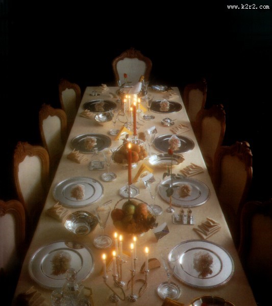 少女系列之餐具摆设图片大全