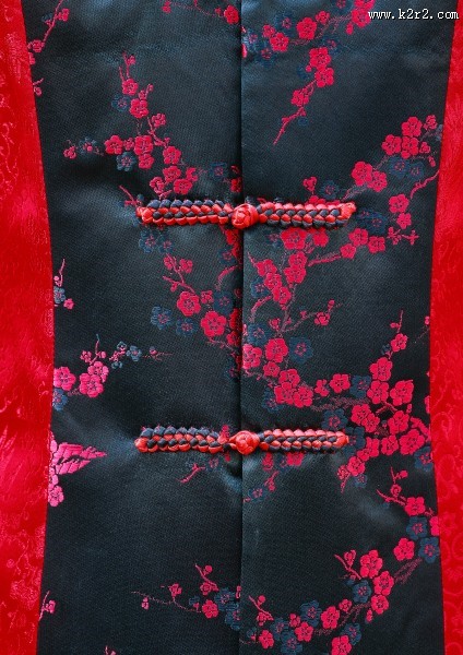 复古的旗袍扣图片