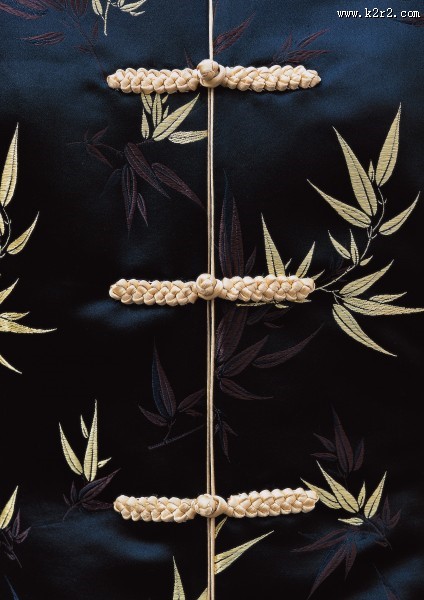 复古的旗袍扣图片