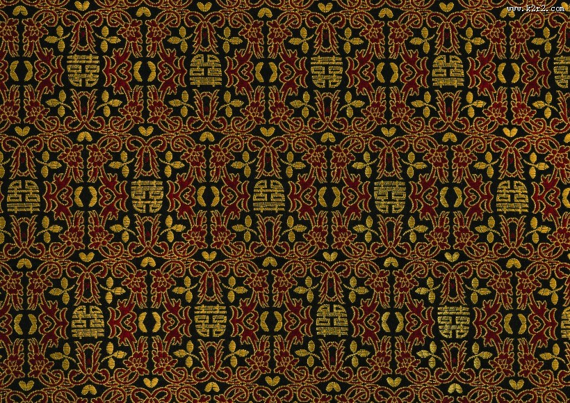 中国丝绸花纹图片