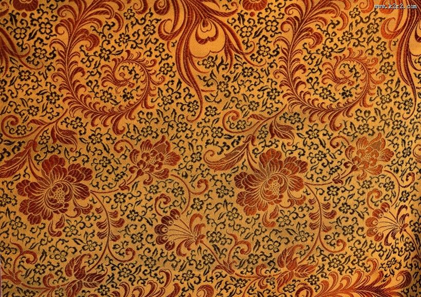 中国丝绸花纹图片