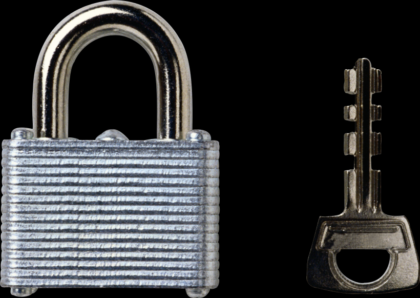 锁头透明背景PNG图片