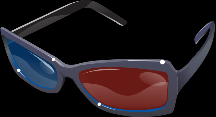 墨镜透明背景PNG图片