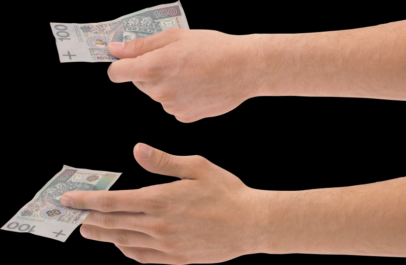 纸币透明背景PNG图片