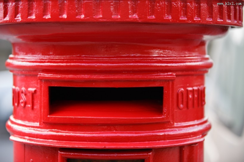 红色邮筒图片