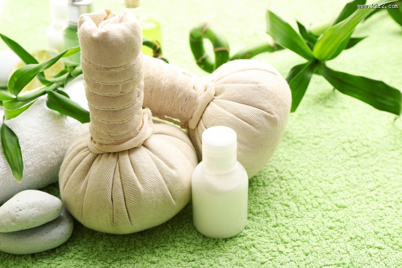 绿色spa用品图片大全