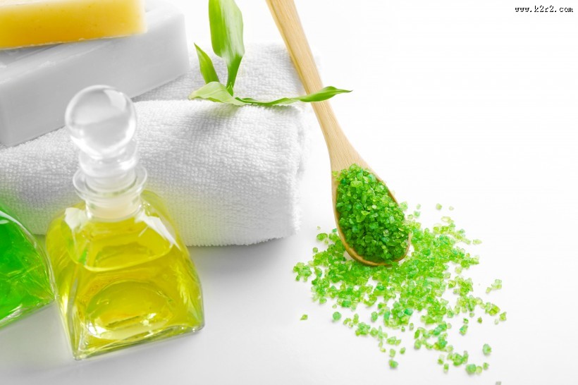 绿色spa用品图片大全