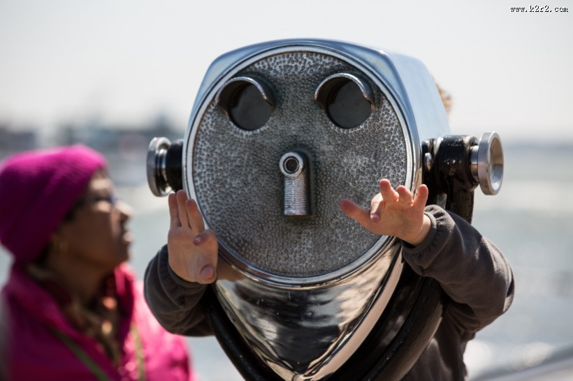 观光望远镜图片