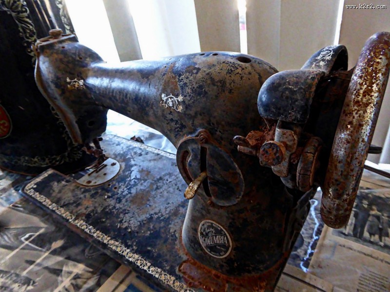 老式缝纫机图片