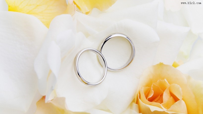 唯美浪漫戒指图片