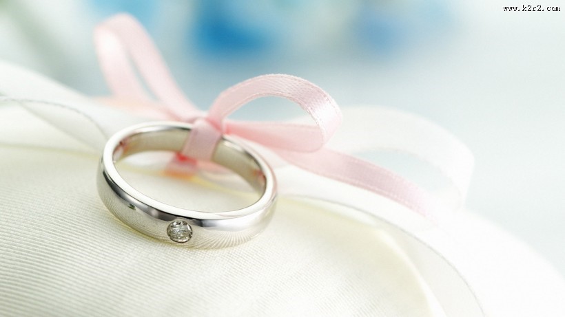 唯美浪漫戒指图片