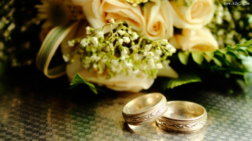 唯美浪漫戒指图片