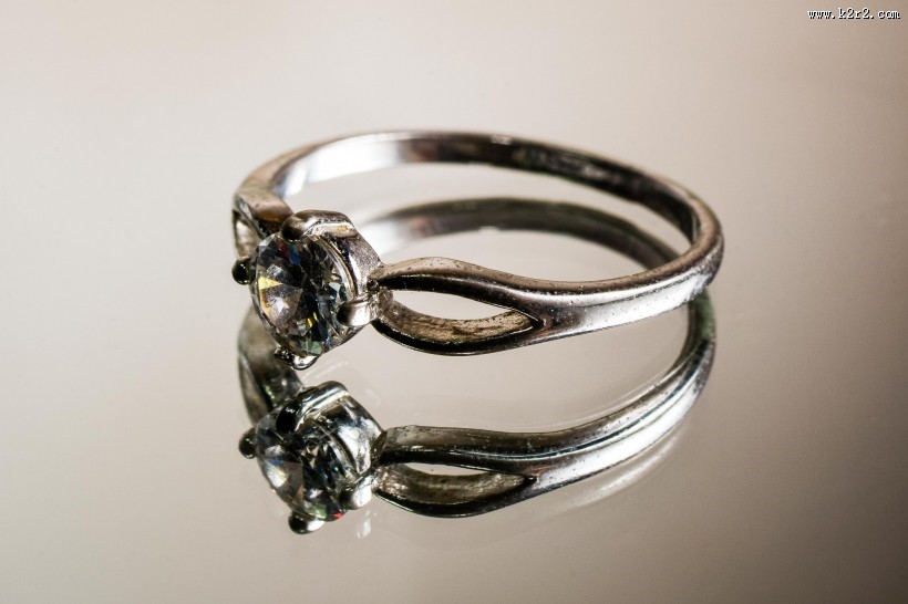 蓝宝石戒指图片