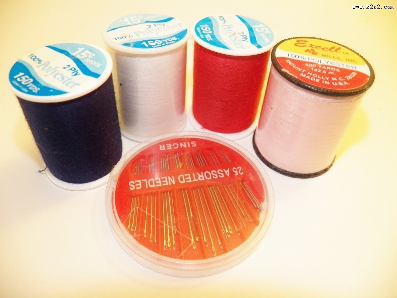 缝衣服用的线，彩色的线图片大全