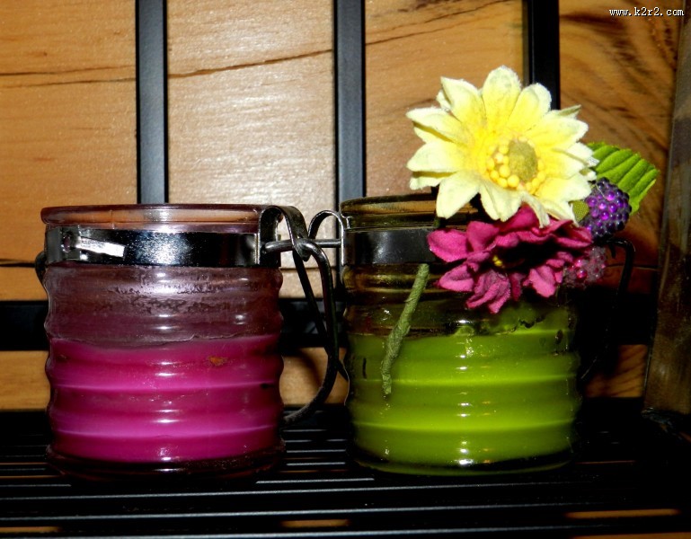 色彩缤纷的花盆陶罐图片