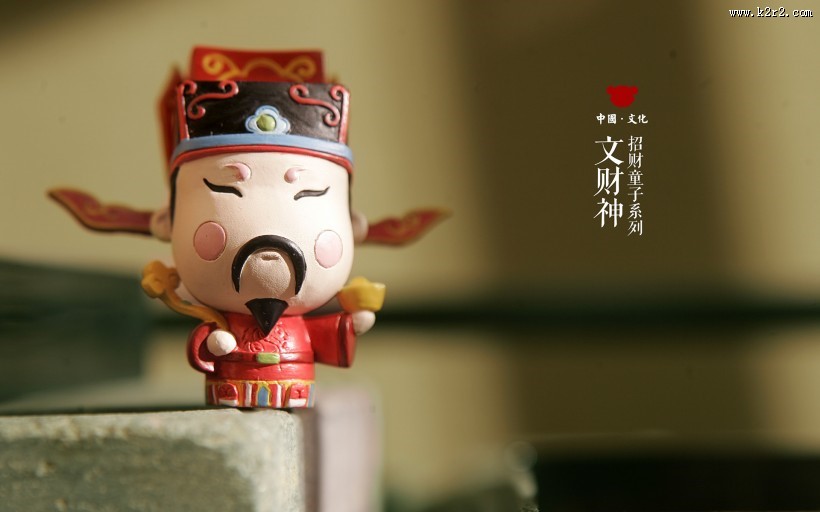 招财童子家族摆件图片大全