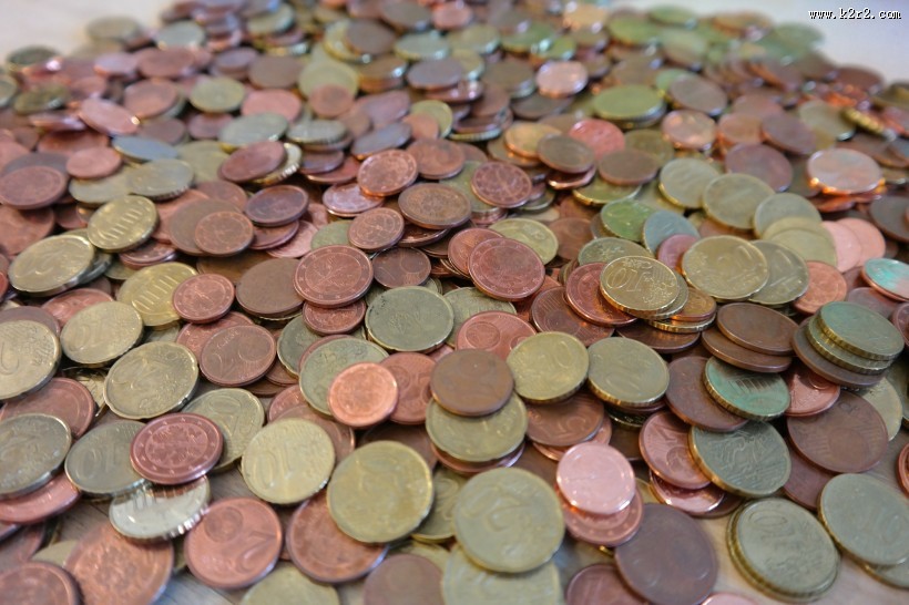 很多很多的硬币图片