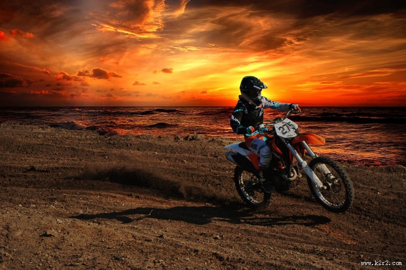 越野摩托车比赛图片大全