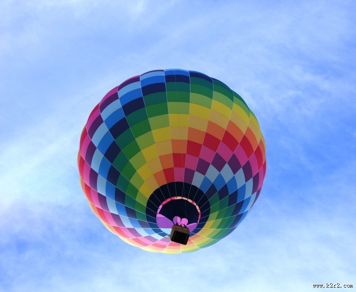 五彩热气球图片大全