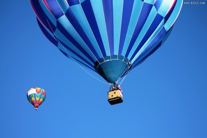 五彩热气球图片大全