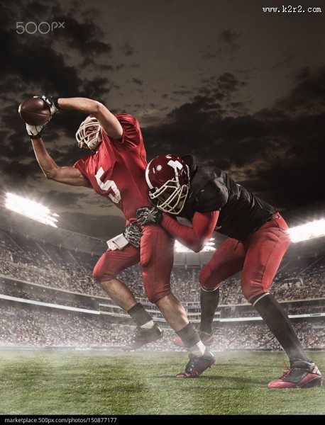 激烈的橄榄球比赛图片大全