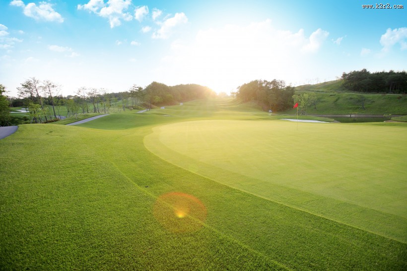 休闲运动高尔夫球场图片