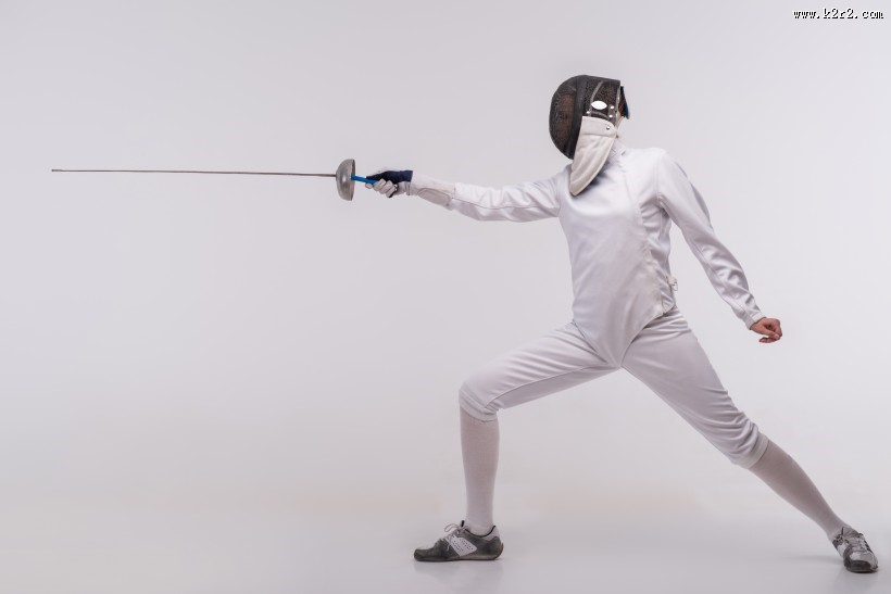 击剑运动人物图片