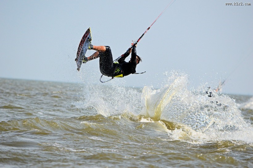 风筝冲浪图片