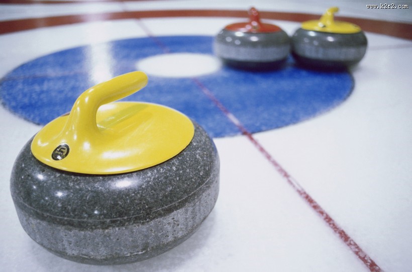 冰壶运动图片